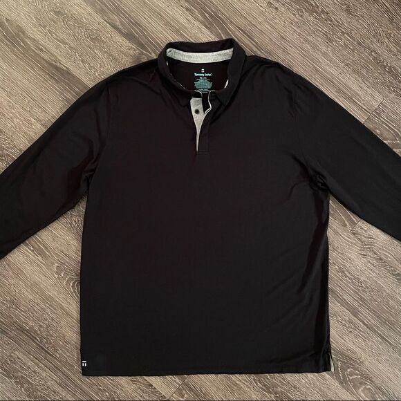 Tommy John Second Skin Long Sleeve Comfort Polo - Picture 4 of 5